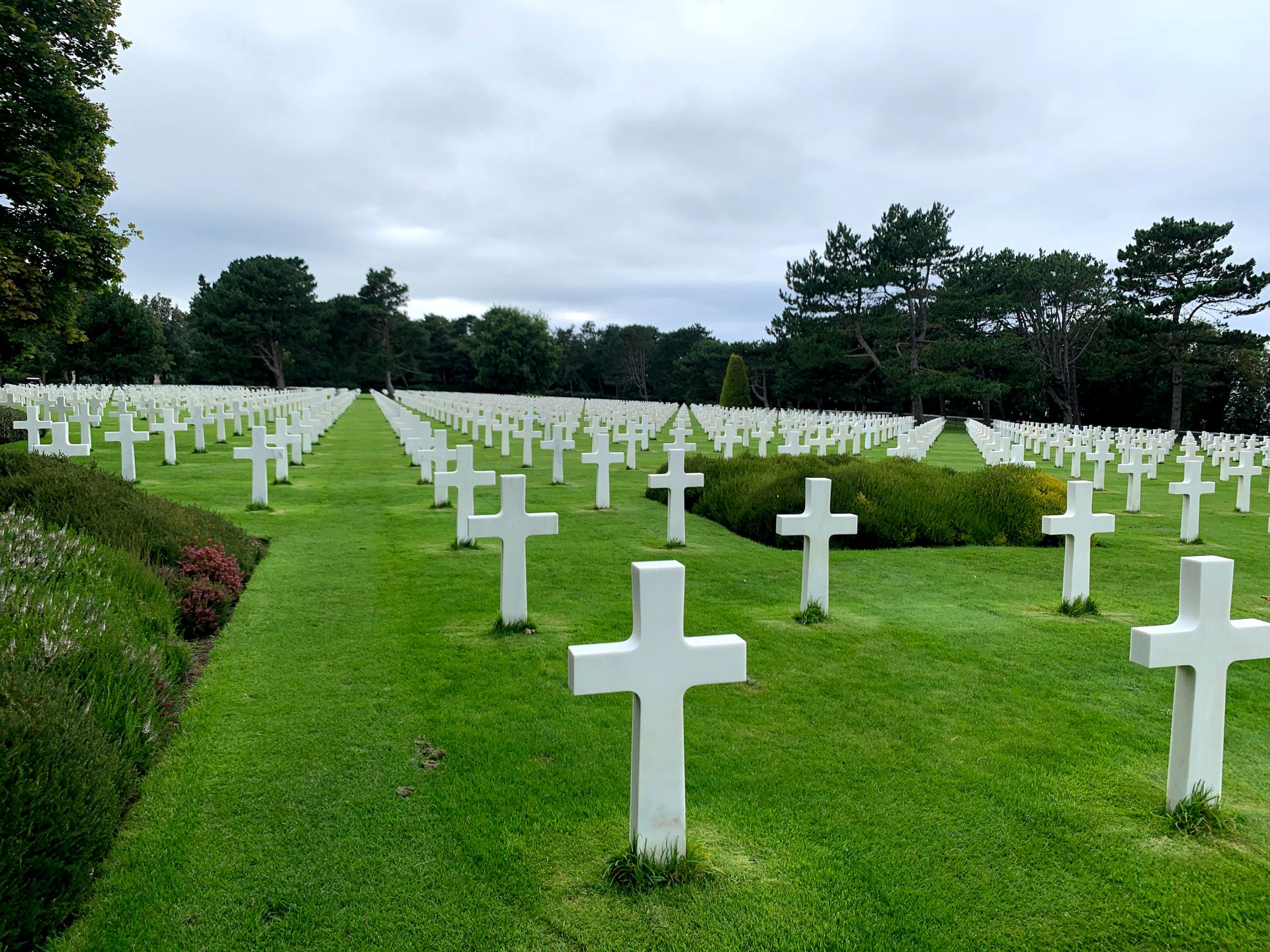 Reflections on the Normandy crosses